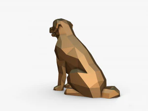 Golden Retriever figure 3D Print Model