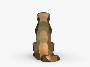 Golden Retriever figure 3D Print Model
