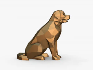 Golden Retriever figure 3D Print Model