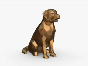 Golden Retriever figure 3D Print Model