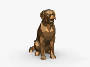 Golden Retriever figure 3D Print Model