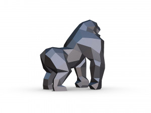 Gorilla figure Modello di stampa 3D