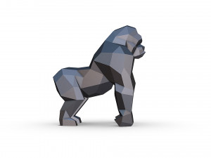 Gorilla figure Modello di stampa 3D