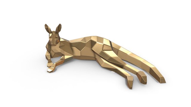 Kangaroo Modèles 3D en vedette .c4d .max .obj .3ds .fbx .stl .blend 