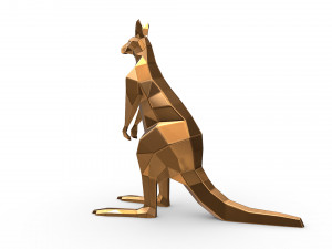 Kangaroo 3D Print Model