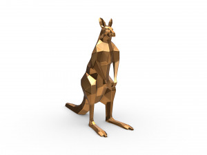 Kangaroo 3D Print Model