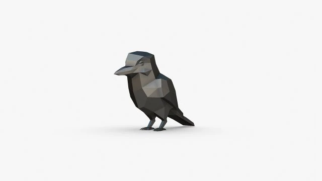 Kookaburra 3D Print Model .c4d .max .obj .3ds .fbx .stl .blend 