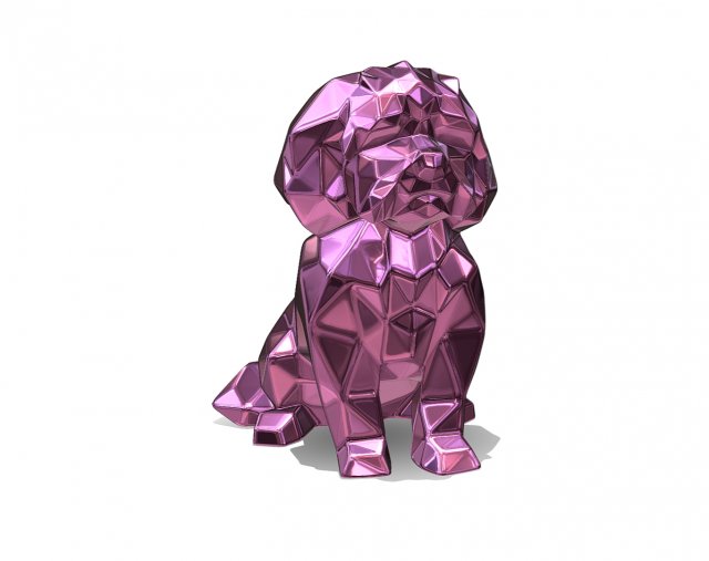 Maltese dog Modello di stampa 3D .c4d .max .obj .3ds .fbx .stl .blend 