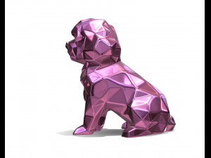 Maltese dog Modello di stampa 3D