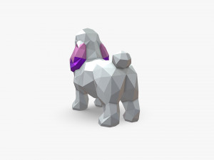 Mini poodle Model do druku 3D