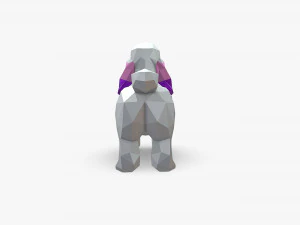 迷你贵宾犬 3D 打印模型