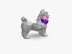 Mini poodle Model do druku 3D