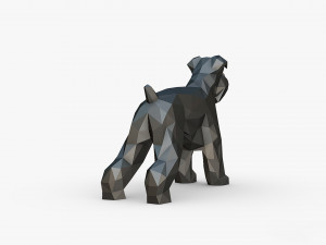 Schnauzer dog figure Modelo de impresión 3D