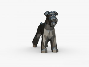 Schnauzer dog figure Modelo de impresión 3D