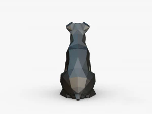 Schnauzer dog figure 3D Print Model