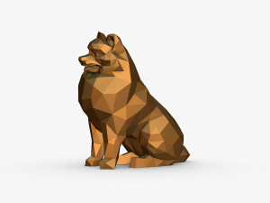 Spitz figure 3D-Druckmodell