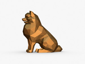 Spitz figure 3D-Druckmodell