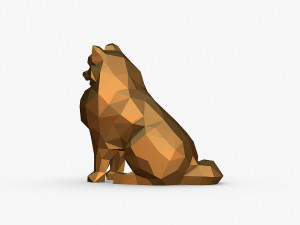 Spitz figure 3D-Druckmodell
