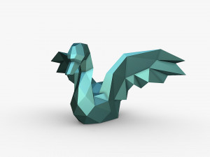 Swan figure 3D Print Model