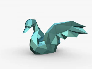 Swan figure 3D Print Model