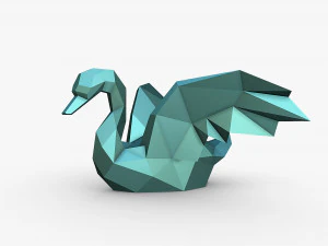 Swan figure 3D Print Model