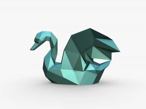 Swan figure 3D Print Model