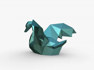 Swan figure 3D Print Model