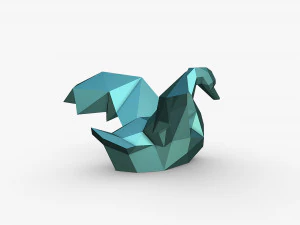 Swan figure 3D Print Model