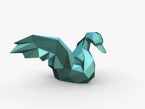 Swan figure 3D Print Model