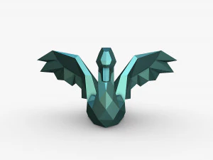 Swan figure 3D Print Model