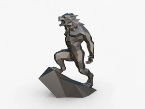 Wilkołak Model do druku 3D