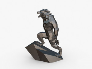 Werewolf 3D Baskı Modeli