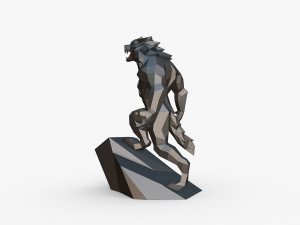 Werewolf 3D Baskı Modeli