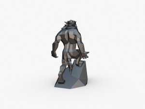 Werewolf 3D Baskı Modeli