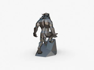 Werewolf 3D Print Model