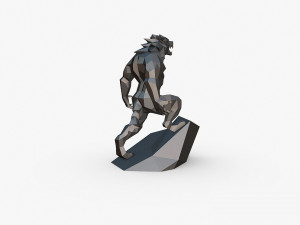 Werewolf 3D Baskı Modeli