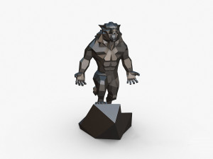 Werewolf 3D Baskı Modeli