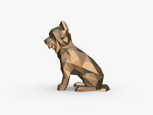 Yorkshire Terrier figure Modelo de impresión 3D