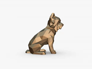 Yorkshire Terrier figure 3D Print Model