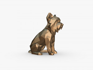 Yorkshire Terrier figure Modelo de impresión 3D