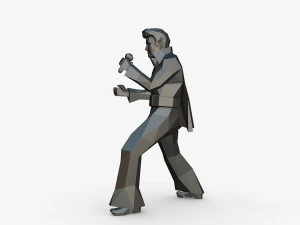 Elvis 3D Baskı Modeli
