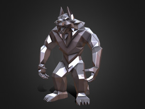 Werewolf 3D Print Model