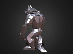 Werewolf 3D Print Model