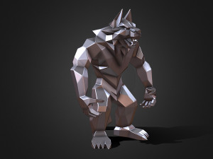 Werewolf 3Dプリントモデル