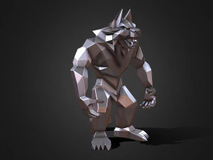 Werewolf 3D Print Model