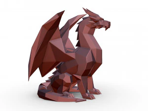 Drachen 3D Druckmodell