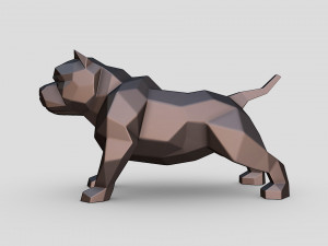 American Bully 3D Print Model