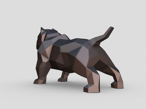 American Bully 3D Print Model