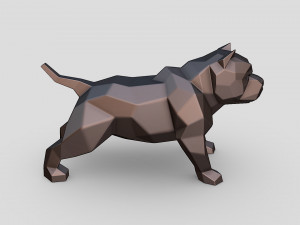 American Bully 3D Print Model