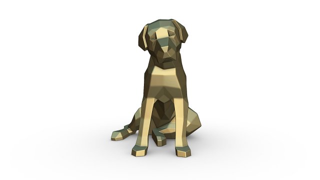 Labrador Modelo de impresión 3D .c4d .max .obj .3ds .fbx .stl .blend 